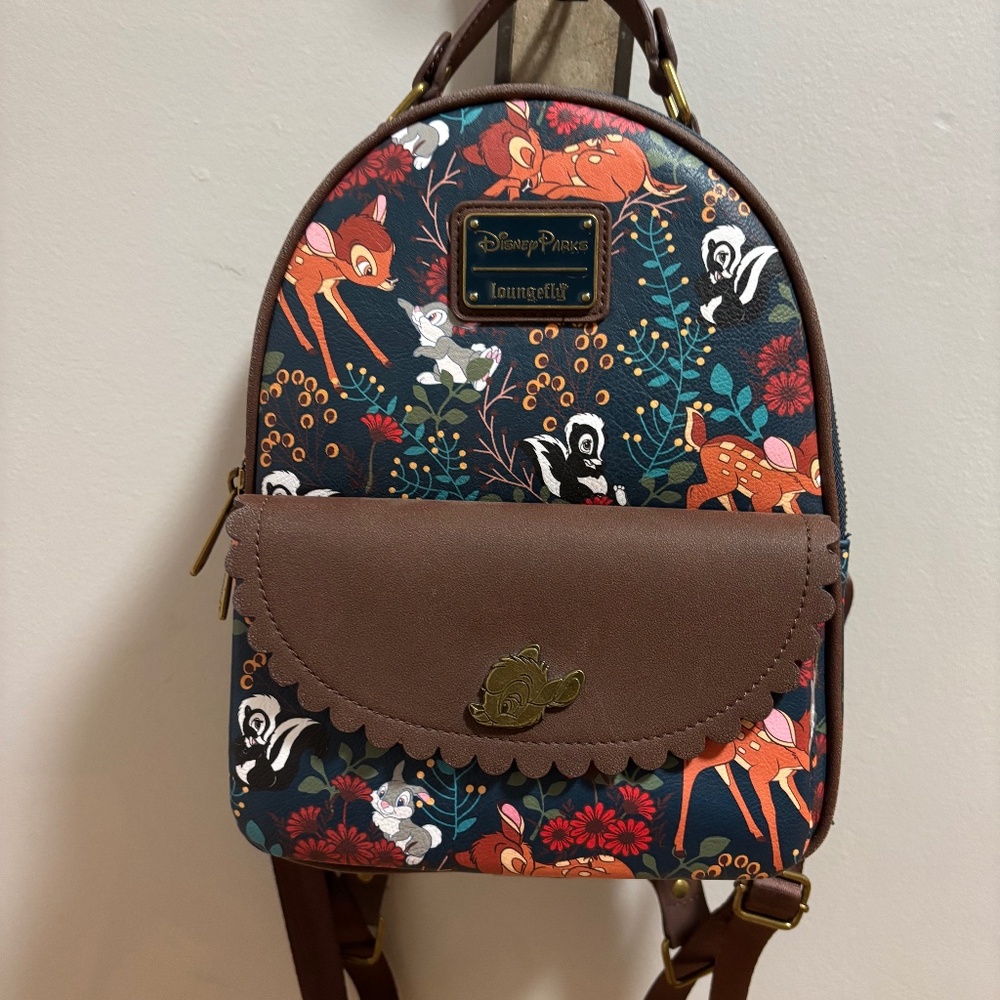 Disney Parks Loungefly Bambi Mini Backpack – Rare Design